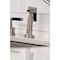 Kingston Brass KS8728CKLBS Widespread Kitchen Faucet with Brass Sprayer, Brushed Nickel KS8728CKLBS - alternate 4